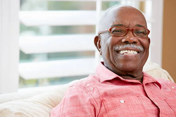A patient at home, representative of the everyday life diabetes care plans need to fit into