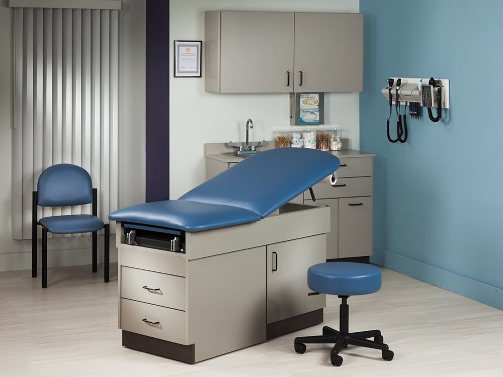 A family medicine exam room