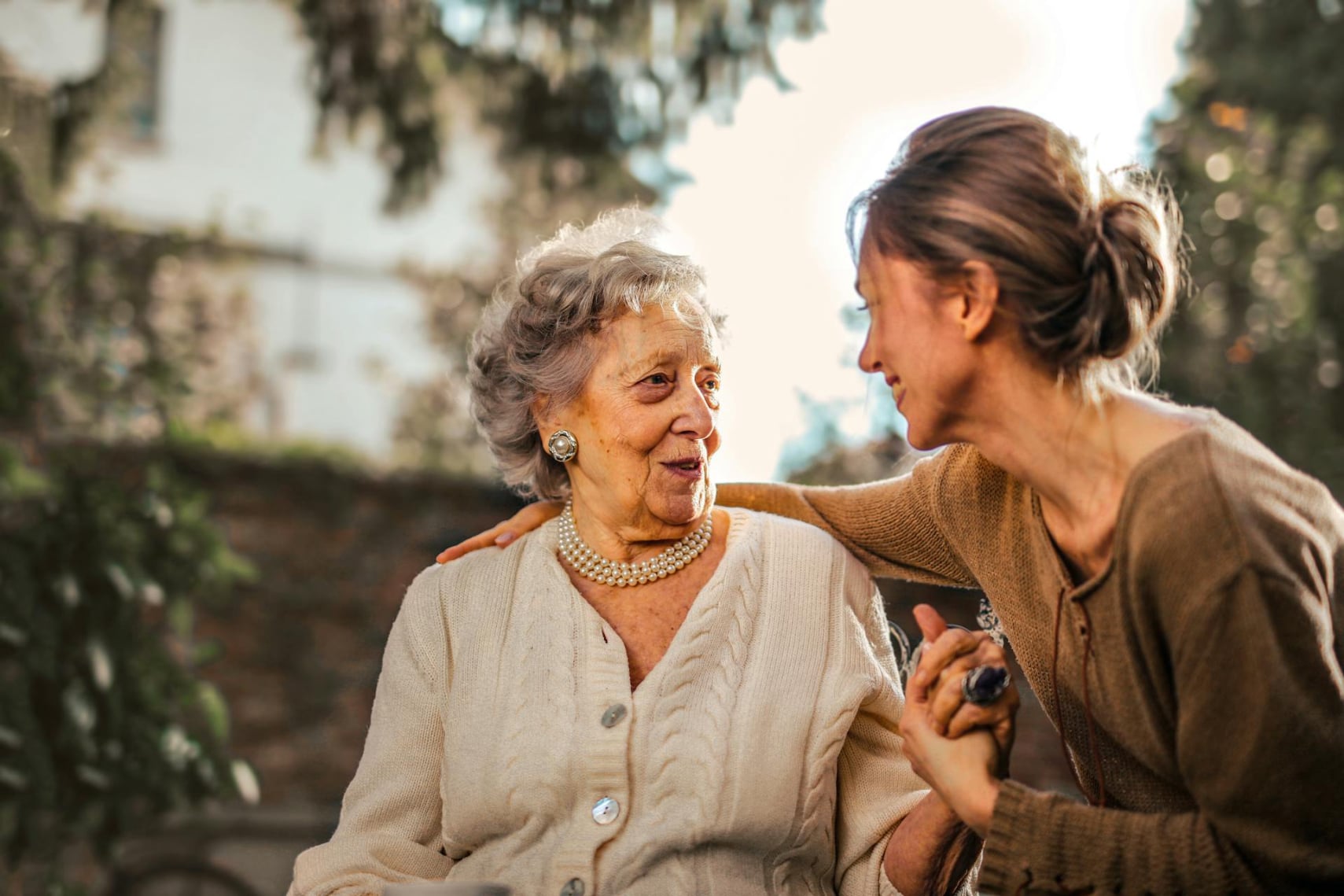 A woman discussing her menopause care plan