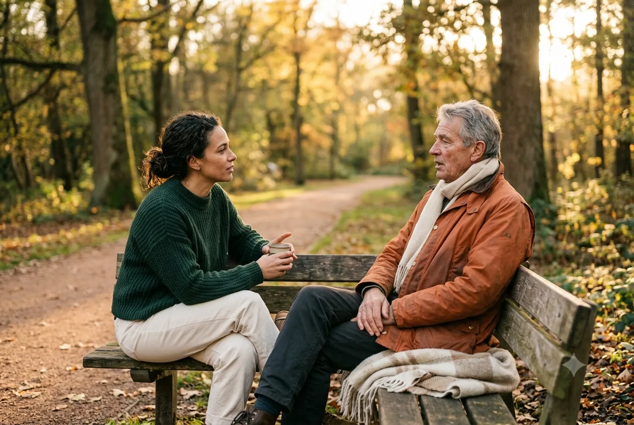 A warm, supportive conversation, representative of our patient-centered approach